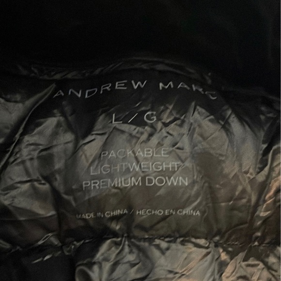 Andrew Marc Puffer Jacket Size Large - Picture 3 of 3
